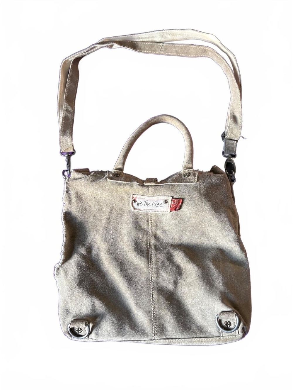 Free People - We The Free Paris Convertible Backpack - green/beige